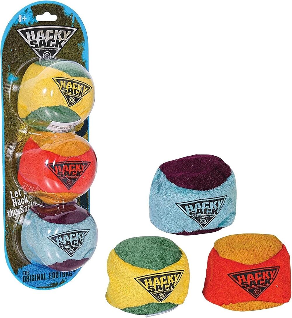 🔥Original Hacky Sack 3 Pack PlayMonster Original Footbag BNWT🔥